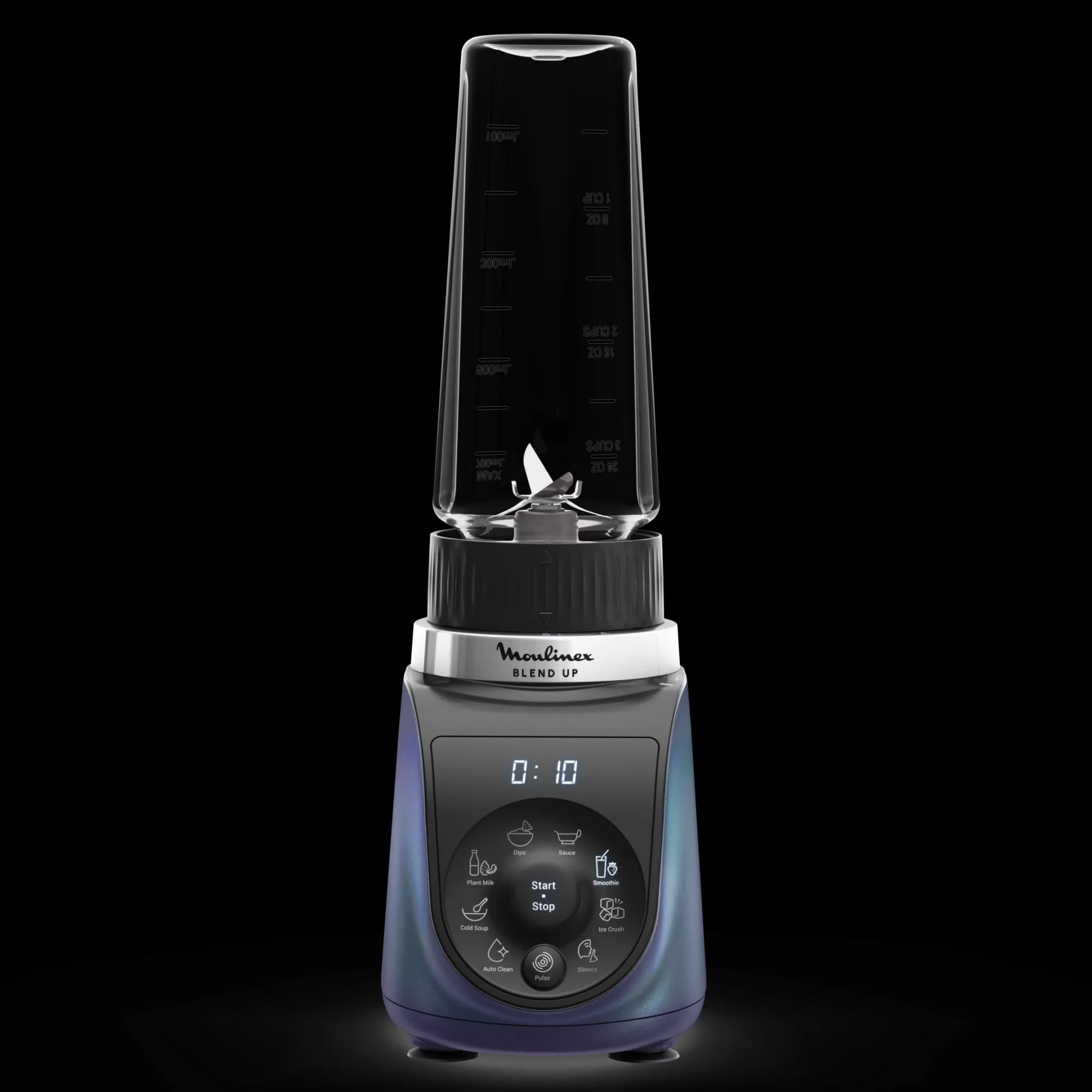 Moulinex Blend Up, Mini Blender Puissant, 1000W, 8programmes Automatiques- Blenders