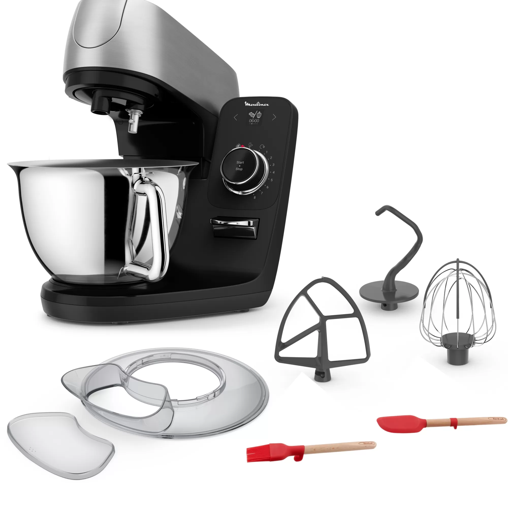 Moulinex Coach, Robot Pâtissier, 8 Programmes, Coaching Sur L'app Gratuite, Pinceau + Maryse- Robots Pâtissiers | Robots Pâtissiers