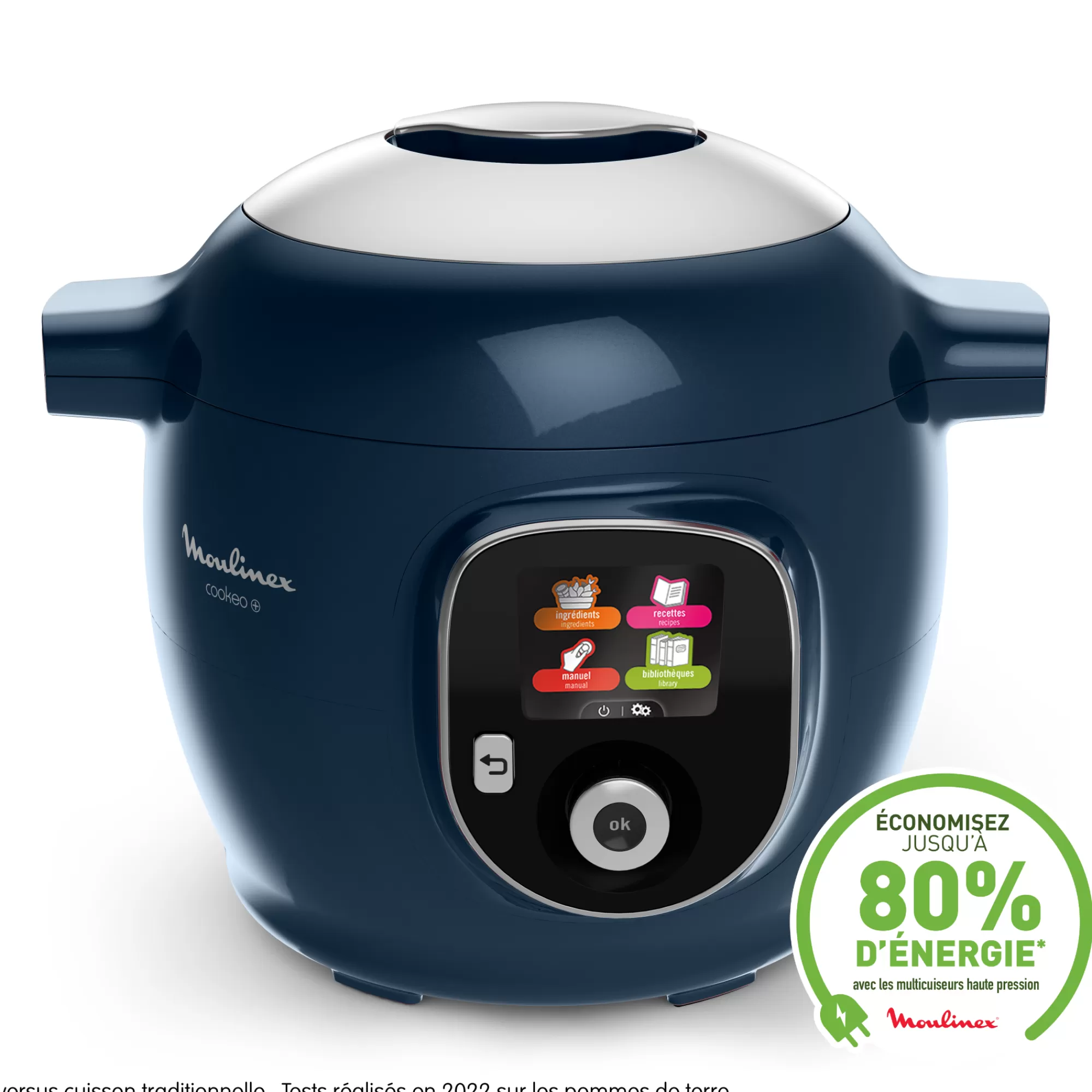 Moulinex Cookeo+ 150recettes Bleu, Avec Louche Incluse- Cookeo - Multicuisseurs Intelligents | Cookeo - Multicuisseurs Intelligents