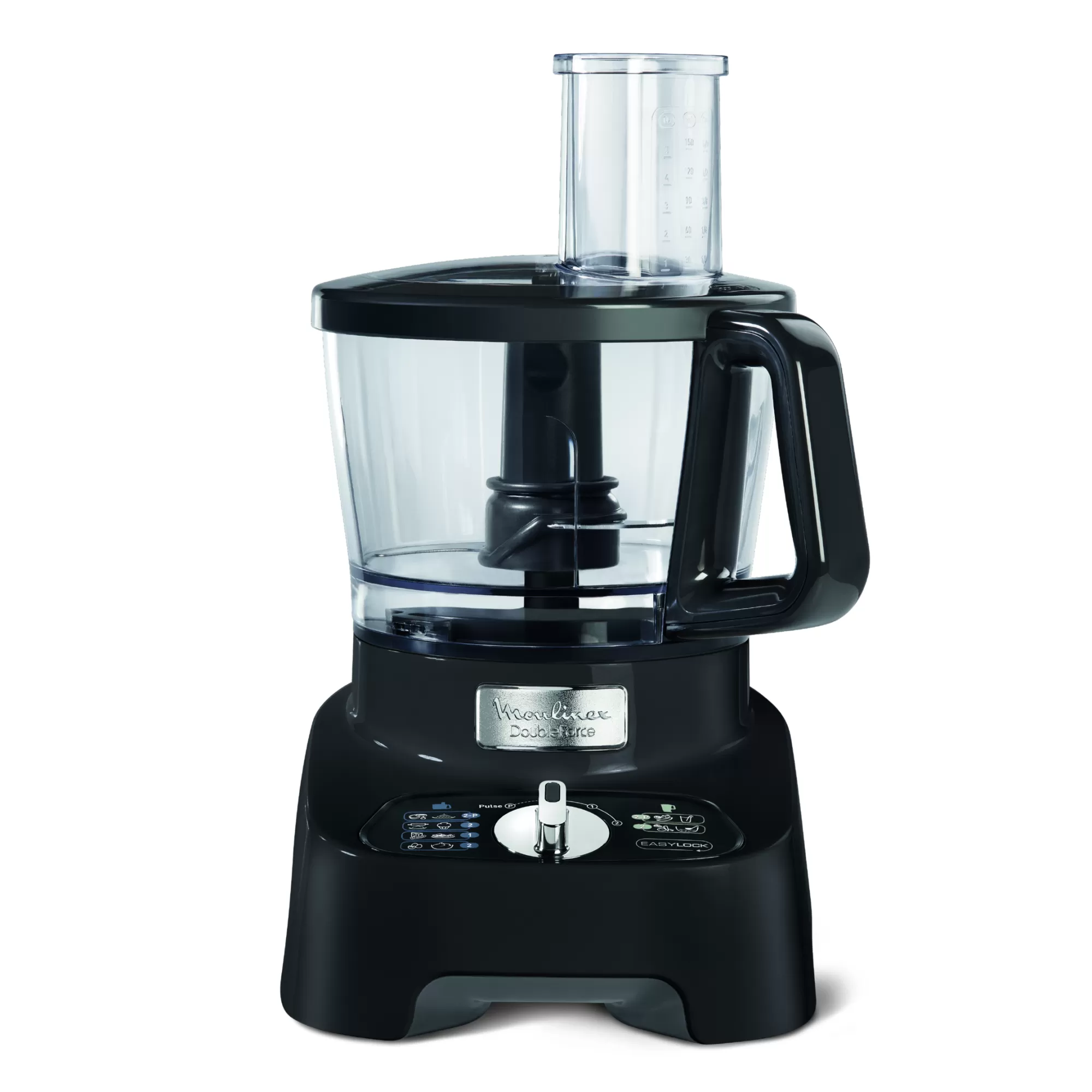 Moulinex DOUBLE FORCE 1000 W NOIR + 8 Accessoires- Robots Multifonctions