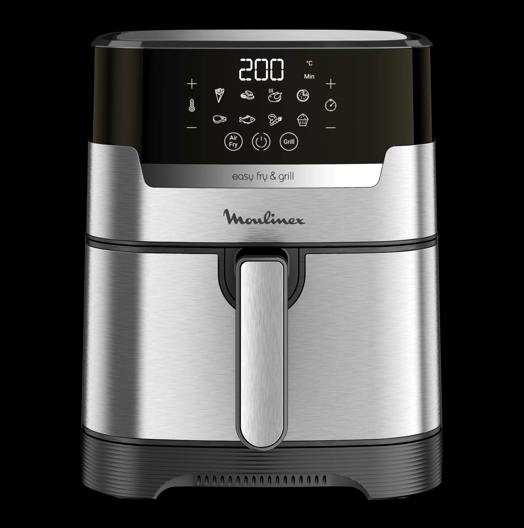Moulinex Easy Fry & Grill, Friteuse Sans Huile 4,2L (6 Pers.), Air Fryer, Grill, 8 Prog.,- Air Fryers - Friteuses Sans Huile