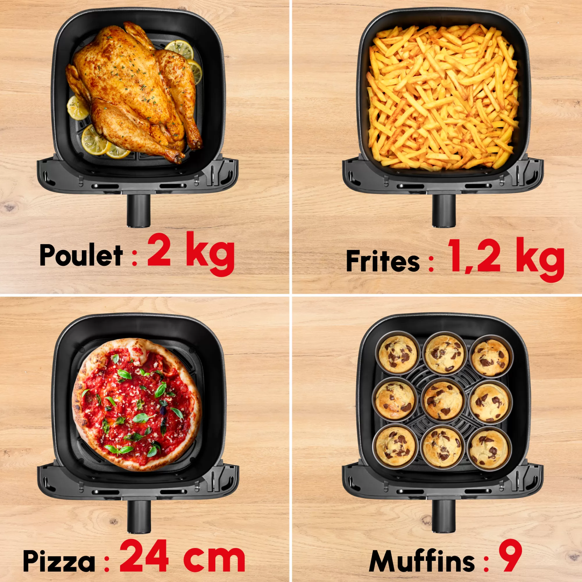 Moulinex Easy Fry Mega , Friteuse Sans Huile, Air Fryer Très Grande Capacité De 7.5L, 8programmes Prédéfinis- Air Fryers - Friteuses Sans Huile