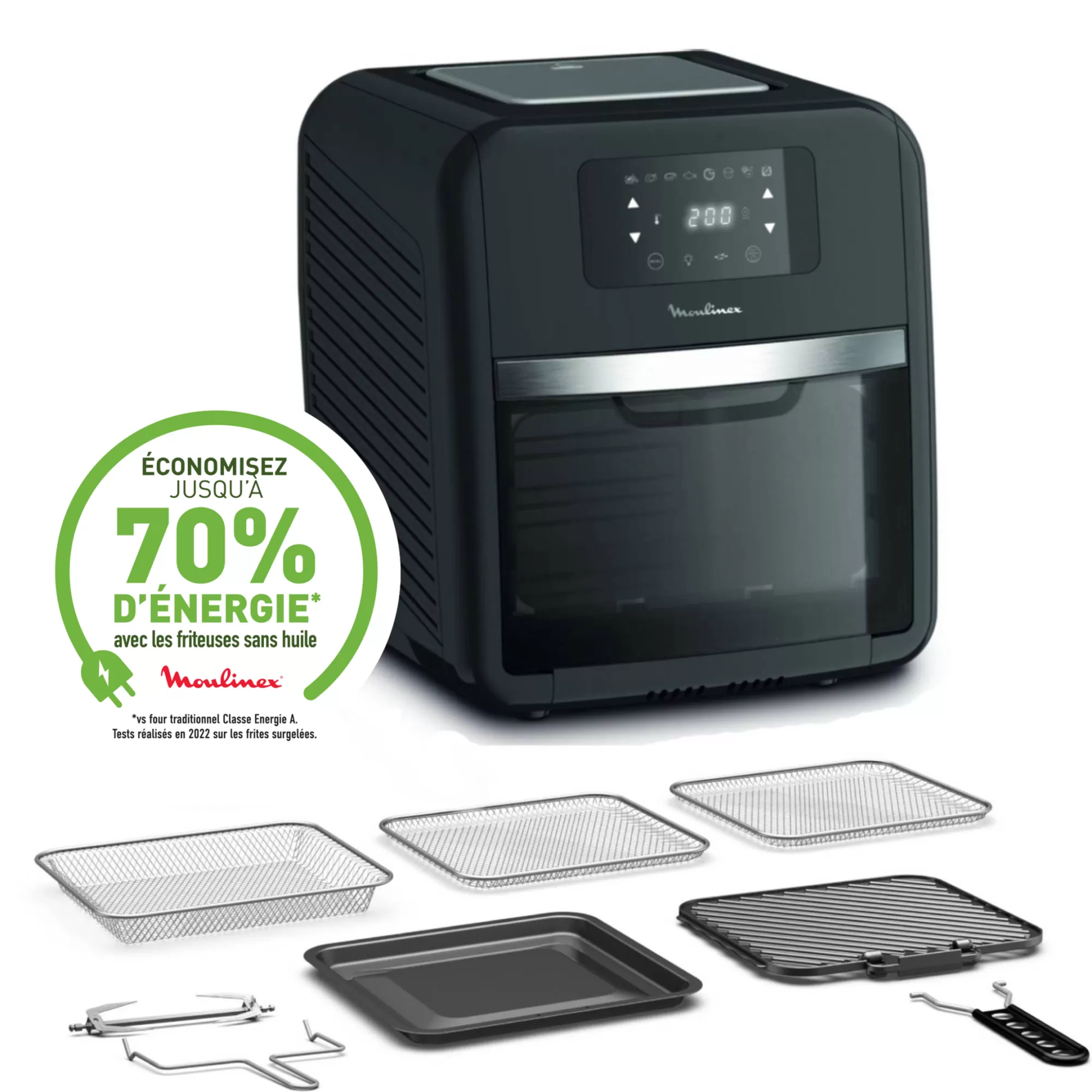 Moulinex Easy Fry Multifonction 9-en-1 Et Grill, Friteuse Sans Huile, 11 L, 8programmes, Air Fryer- Fours | Air Fryers - Friteuses Sans Huile