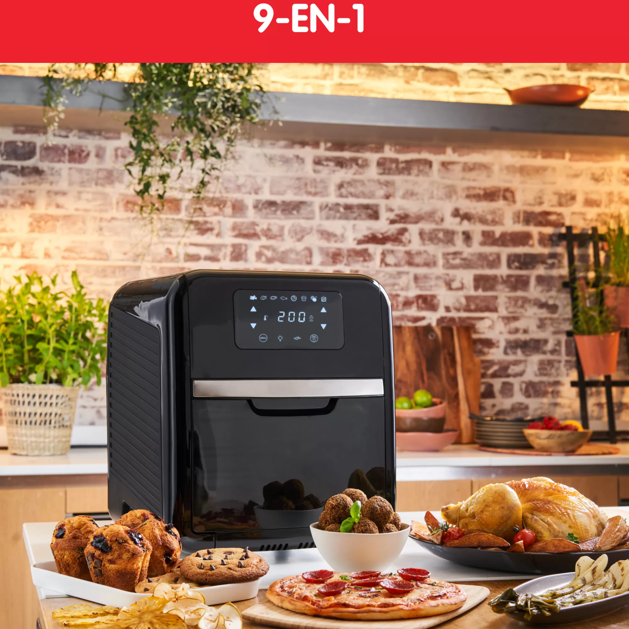 Moulinex Easy Fry Multifonction 9-en-1 Et Grill, Friteuse Sans Huile, 11 L, 8programmes, Air Fryer- Fours | Air Fryers - Friteuses Sans Huile