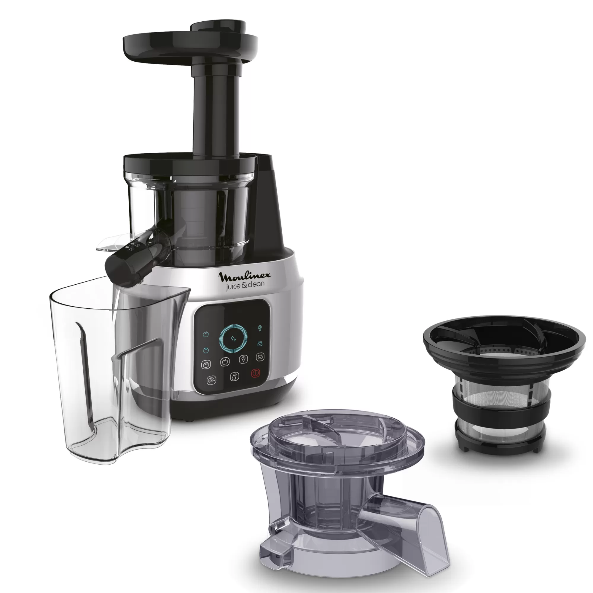 Moulinex Extracteur De Jus Juice & Clean Alu- Sets Petit Déjeuner | Extracteurs De Jus & Centrifugeuse