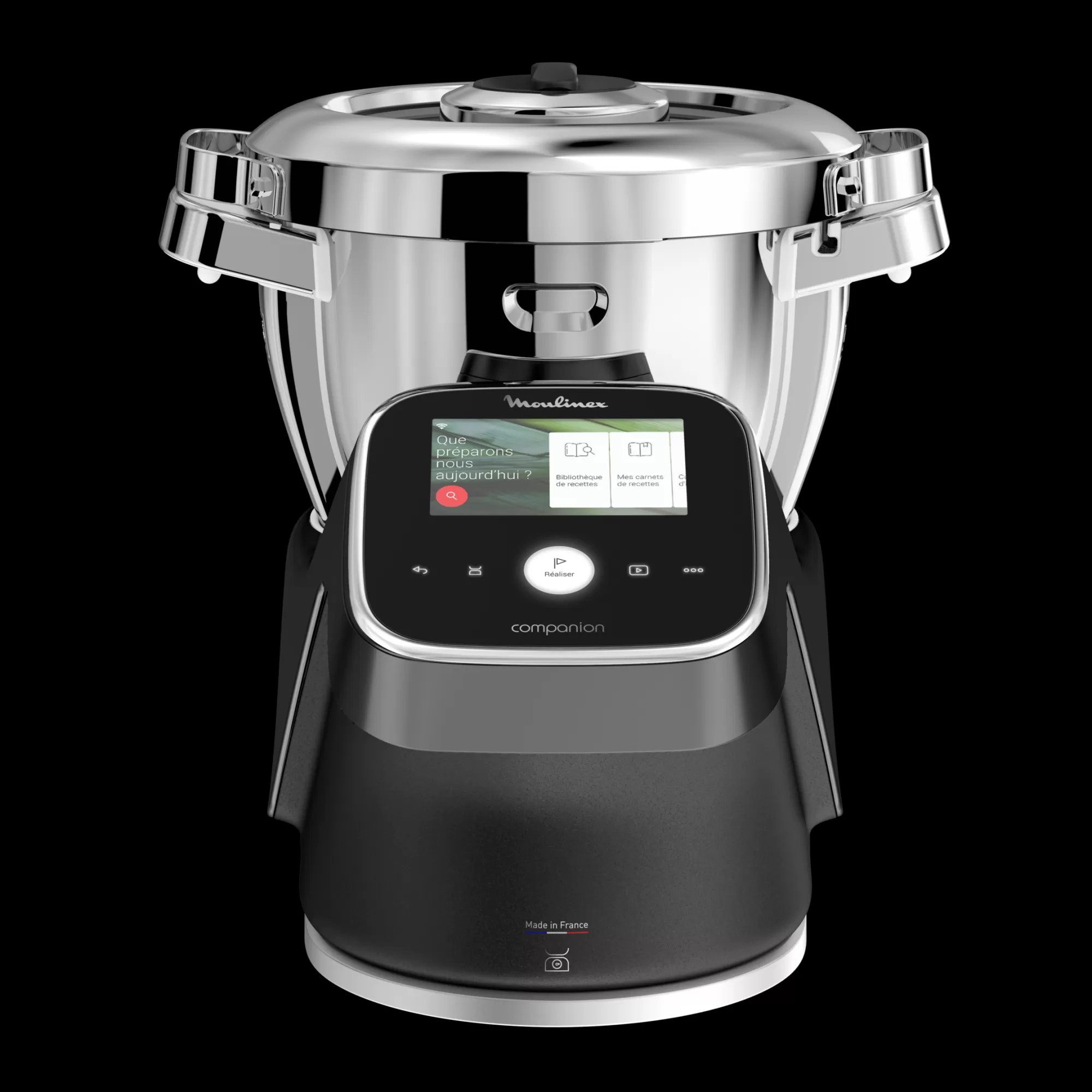 Moulinex I-Companion Touch Pro- 1550 W - Edition Noire- Robots Cuiseurs Multifonctions | Companion - Robots Cuiseurs