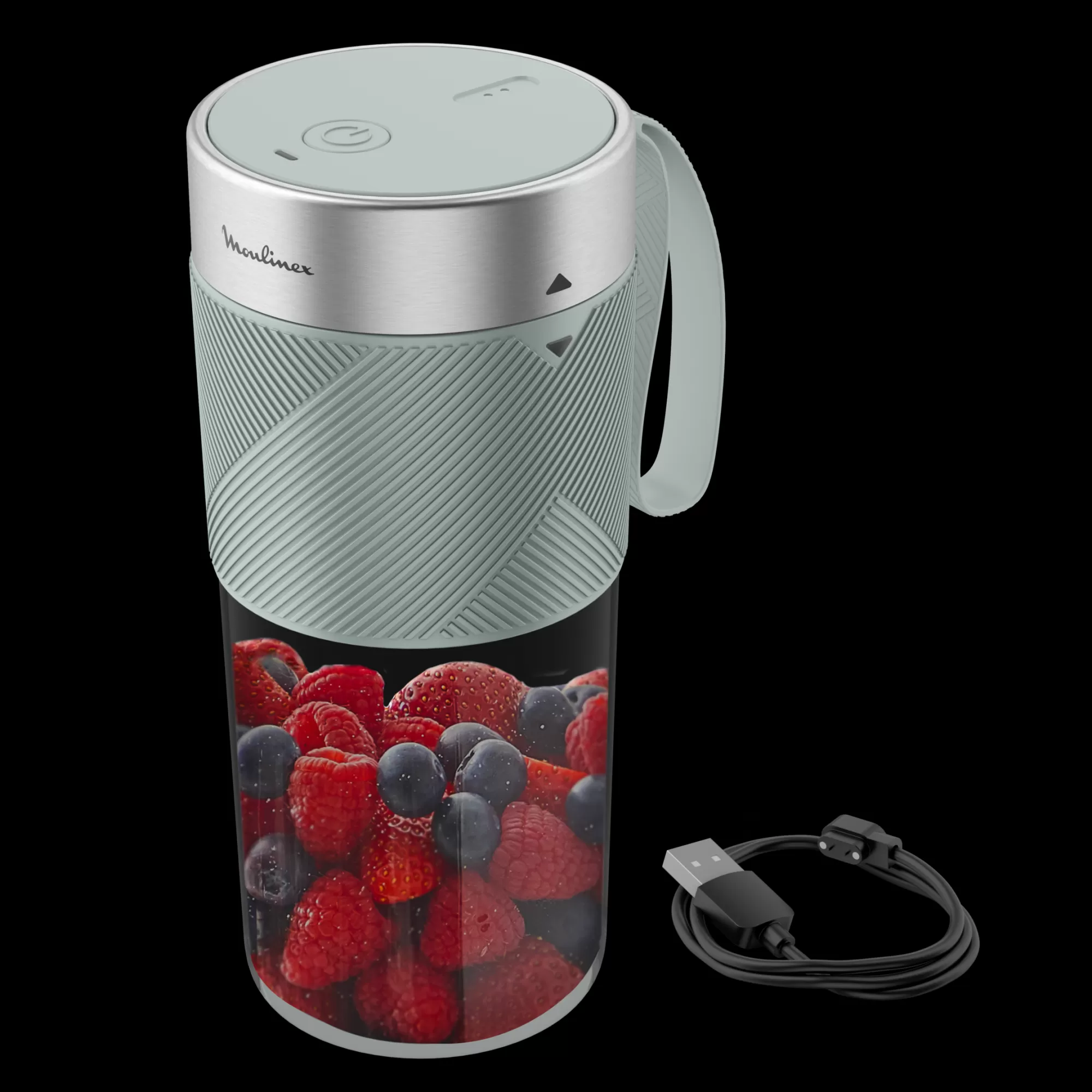 Moulinex Lightmix, Mini Blender Portable Sans Fil, 300ml, Puissant- Blenders