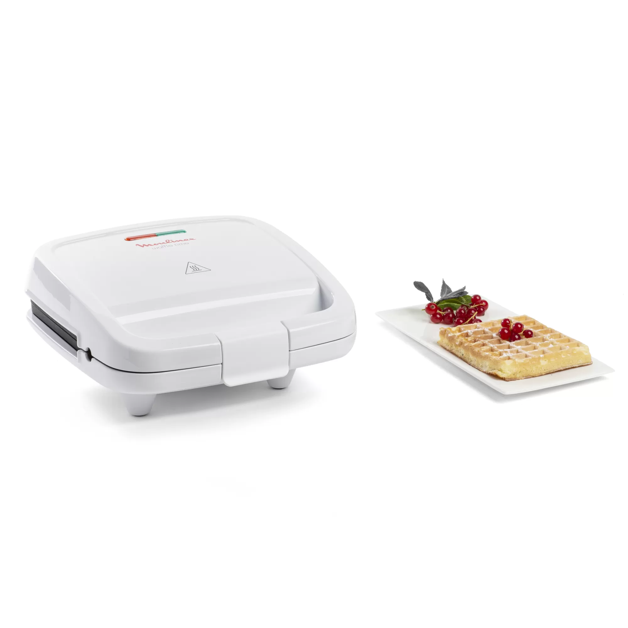 Moulinex Waffle Time Marche/arrêt- Croques Monsieur & Gaufriers